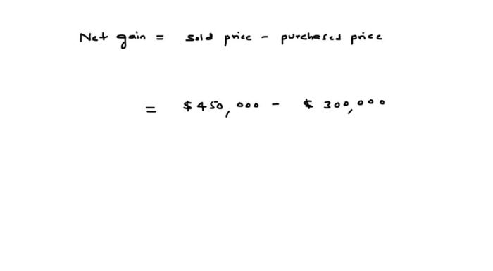 A woman sells her home for 0 000