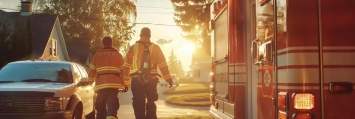 How do paramedics get into a locked house