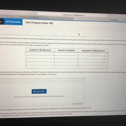 Progress unit check frq part solved name