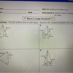 Surface area of pyramids and cones answer key